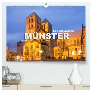 Lebenswertes Münster (hochwertiger Premium Wandkalender 2024 DIN A2 quer), Kunstdruck in Hochglanz von Schickert,  Peter