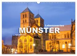 Lebenswertes Münster (Wandkalender 2024 DIN A3 quer), CALVENDO Monatskalender von Schickert,  Peter
