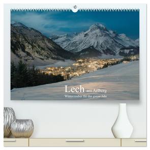 Lech am Arlberg – Winterzauber für das ganze Jahr (hochwertiger Premium Wandkalender 2024 DIN A2 quer), Kunstdruck in Hochglanz von Männel - studio-fifty-five,  Ulrich