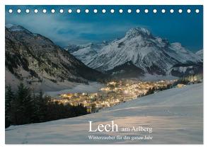 Lech am Arlberg – Winterzauber für das ganze Jahr (Tischkalender 2024 DIN A5 quer), CALVENDO Monatskalender von Männel - studio-fifty-five,  Ulrich