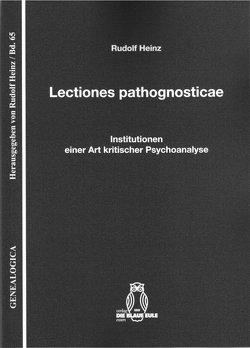 Lectiones pathognosticae von Heinz,  Rudolf