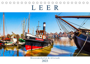 LEER Museumshafen und Altstadt (Tischkalender 2023 DIN A5 quer) von Dreegmeyer,  Andrea