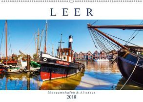 LEER Museumshafen und Altstadt (Wandkalender 2018 DIN A2 quer) von Dreegmeyer,  Andrea