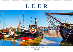 LEER Museumshafen und Altstadt (Wandkalender 2023 DIN A2 quer) von Dreegmeyer,  Andrea