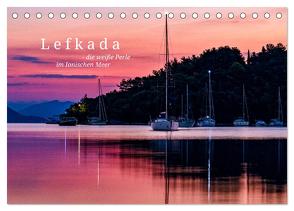 Lefkada – die weiße Perle im Ionischen Meer (Tischkalender 2024 DIN A5 quer), CALVENDO Monatskalender von Muß,  Jürgen