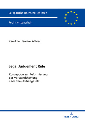 Legal Judgement Rule von Köhler,  Karoline Henrike