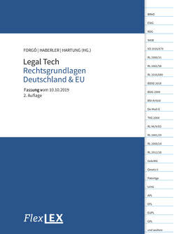 Legal Tech Rechtsgrundlagen Deutschland & EU von Forgó,  Nikolaus, Haberler,  Veronika, Hartung,  Markus