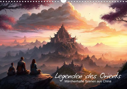 Legenden des Orients Märchenhafte Szenen aus China (Wandkalender 2024 DIN A3 quer) von artefacti