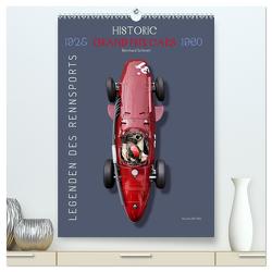 Legenden des Rennsports, Historic Grand Prix Cars 1925-1960 (hochwertiger Premium Wandkalender 2024 DIN A2 hoch), Kunstdruck in Hochglanz von Schmerl,  Bernhard