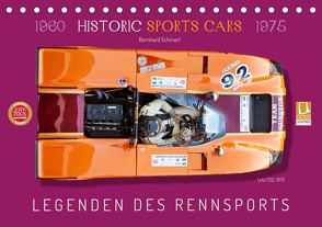 Legenden des Rennsports Historic Sports Cars 1960-1975 (Tischkalender 2024 DIN A5 quer), CALVENDO Monatskalender von Schmerl,  Bernhard