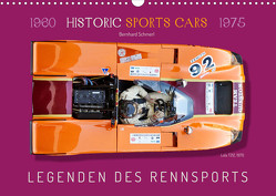 Legenden des Rennsports Historic Sports Cars 1960-1975 (Wandkalender 2023 DIN A3 quer) von Schmerl,  Bernhard