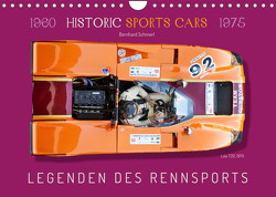 Legenden des Rennsports Historic Sports Cars 1960-1975 (Wandkalender 2023 DIN A4 quer) von Schmerl,  Bernhard