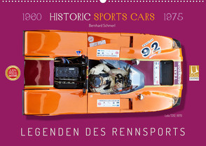 Legenden des Rennsports Historic Sports Cars 1960-1975 (Wandkalender 2024 DIN A2 quer), CALVENDO Monatskalender von Schmerl,  Bernhard