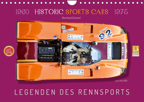 Legenden des Rennsports Historic Sports Cars 1960-1975 (Wandkalender 2024 DIN A4 quer), CALVENDO Monatskalender von Schmerl,  Bernhard