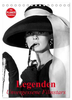 Legenden – Unvergessene Filmstars (Tischkalender 2024 DIN A5 hoch), CALVENDO Monatskalender von Stanzer,  Elisabeth