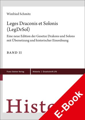 Leges Draconis et Solonis (LegDrSol) von Schmitz,  Winfried