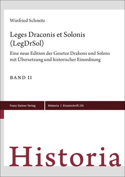 Leges Draconis et Solonis (LegDrSol) von Schmitz,  Winfried