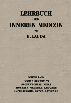 Lehrbuch der Inneren Medizin von Lauda,  Ernst