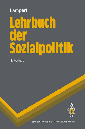 Lehrbuch der Sozialpolitik von Lampert,  Heinz