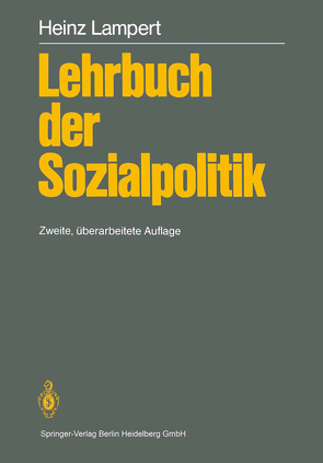 Lehrbuch der Sozialpolitik von Lampert,  Heinz