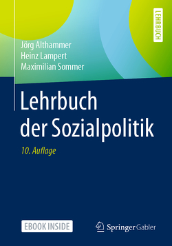 Lehrbuch der Sozialpolitik von Althammer,  Jörg, Lampert,  Heinz, Sommer,  Maximilian