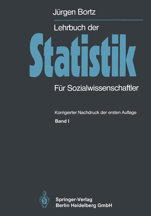 Lehrbuch der Statistik von Bortz,  J.