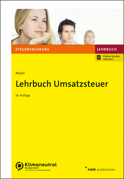 Lehrbuch Umsatzsteuer von Maier,  Alexandra