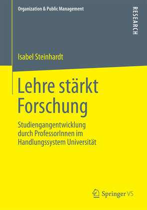 Lehre stärkt Forschung von Steinhardt,  Isabel