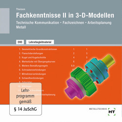 Lehrerbegleitmaterial Fachkenntnisse II in 3-D-Modellen von Theisen,  Heinrich
