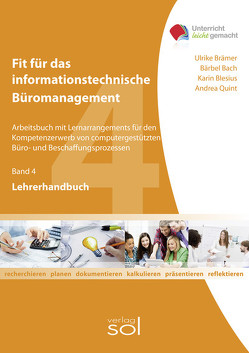 Lehrerhandbuch Fit für das informationstechnische Büromanagement (Band 4) von Bach,  Bärbel, Blesius,  Karin, Brämer,  Ulrike, Klemmer,  Andrea