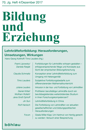 Lehrkräftefortbildung von Kotthoff,  Hans-Georg, Leuders,  Timo