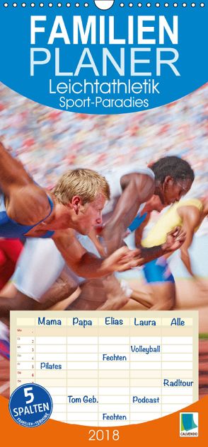 Leichtathletik: Sport-Paradies (Wandkalender 2018 PRO_49_format hoch) von CALVENDO,  k.A.