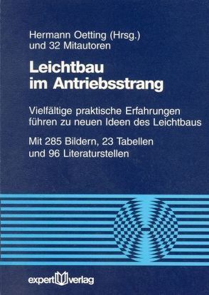 Leichtbau im Antriebsstrang von Oetting,  Hermann