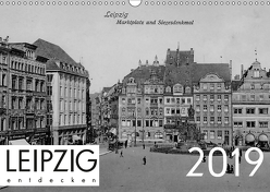 Leipzig entdecken 2019 (Wandkalender 2019 DIN A3 quer) von Verlag,  lerchenhain