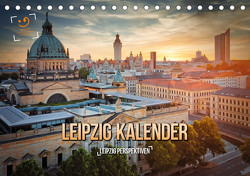 Leipzig Kalender Perspektiven (Tischkalender 2023 DIN A5 quer) von Gutdesign