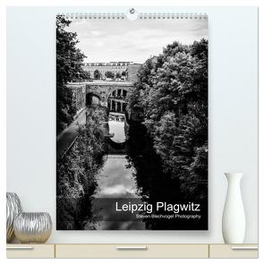 Leipzig Plagwitz (hochwertiger Premium Wandkalender 2024 DIN A2 hoch), Kunstdruck in Hochglanz von Blechvogel,  Steven