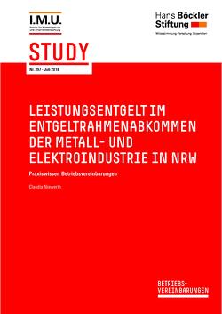 Leistungsentgelt im Entgeltrahmenabkommen der Metall- und Elektroindustrie in NRW von Niewerth,  Claudia