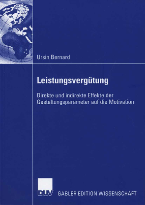Leistungsvergütung von Bernard,  Ursin, Staffelbach,  Prof. Dr. Bruno