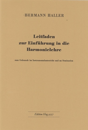 Leitfaden zur Harmonielehre von Haller,  Herrmann