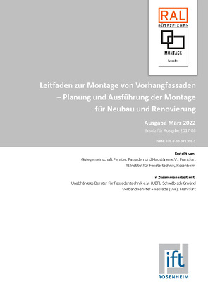 Leitfaden zur Montage von Vorhangfassaden