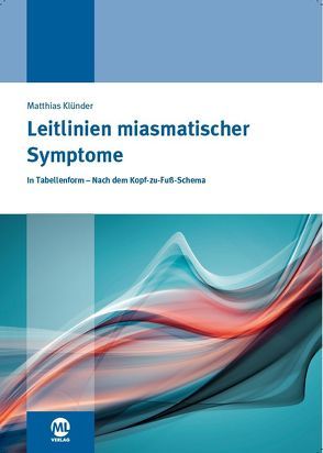 Leitlinien miasmatischer Symptome von Klünder,  Matthias