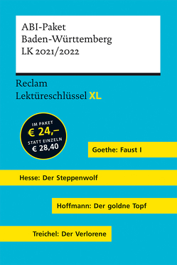 Lektüreschlüssel XL. ABI-Paket Baden-Württemberg LK 2021/2022 von Leis,  Mario, Neubauer,  Martin, Patzer,  Georg, Standke,  Jan