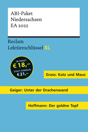 Lektüreschlüssel XL. ABI-Paket Niedersachsen EA 2022 von Feuchert,  Sascha, Neubauer,  Martin, Spreckelsen,  Wolfgang