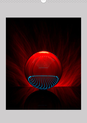Lensball – Lichtmalerei in der Glaskugel (Wandkalender 2023 DIN A3 hoch) von Immephotography