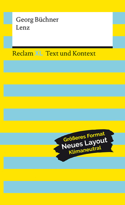 Lenz. Textausgabe mit Kommentar und Materialien von Büchner,  Georg, Kellermann,  Ralf, Scholz,  Eva-Maria