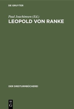 Leopold von Ranke von Joachimsen,  Paul