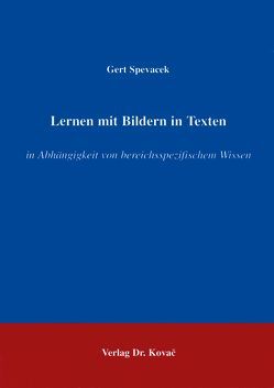 Lernen mit Bildern in Texten von Spevacek,  Gert