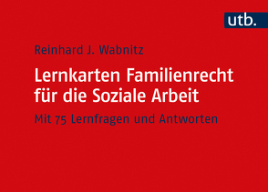 Lernkarten Familienrecht für die Soziale Arbeit von Wabnitz,  Reinhard J