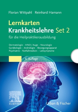 Lernkarten Krankheitslehre Set 2 für die Heilpraktikerausbildung von Adler,  Susanne, Hamann,  Reinhard, Wittpahl,  Florian