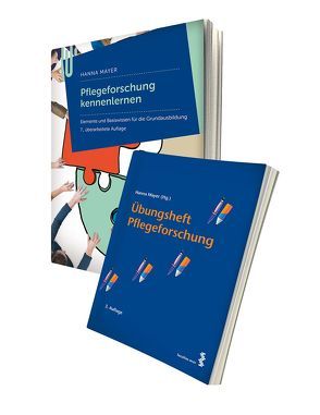 Lernpaket Lehrbuch Pflegeforschung kennenlernen + Übungsheft Pflegeforschung von Mayer,  Hanna